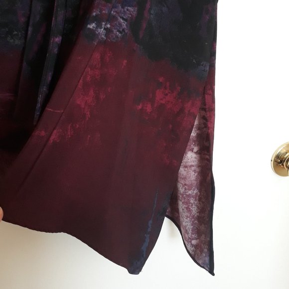 Rachel Rachel Roy Sleeveless Multi-Colour Tunic Top w/Asymmetrical Hemline, Sz.M - Picture 8 of 13